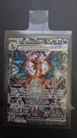 Charizard ex 223/197 Special Illustration Rare Obsidian Flames Pokemon Near Mint - Image 1