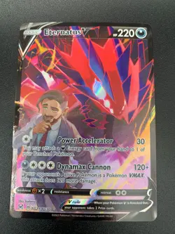 Eternatus V TG21/TG30 Ultra Rare Sword & Shield Lost Origin Pokemon NM 2022 - Image 1