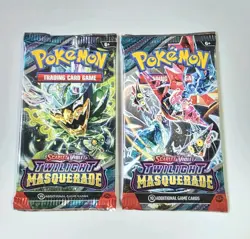 Pokemon TCG Twilight Masquerade - 1 Booster Pack (Random Art) - SEALED Pokemon - Image 1