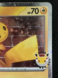Pokemon Pikachu 51/162 Cosmo Holo "2026 Pokemon Day" NM | 30th Anniversary - Image 2