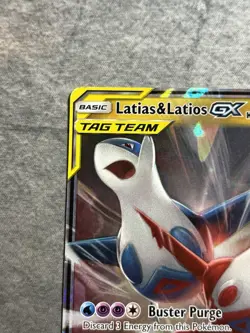 Pokemon Latias & Latios GX 113/181 Tag Team - Team Up NM - Image 2