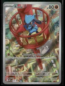 2025 Pokemon Mega Evolution Riolu #010 Promo - Image 1