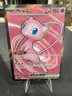 Mew ex #193/165 Pokemon SV: Scarlet & Violet 151 utlra rare full art 2023 NM - Image 1