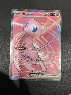 Mew ex #193/165 Pokemon SV: Scarlet & Violet 151 utlra rare full art 2023 NM - Image 3