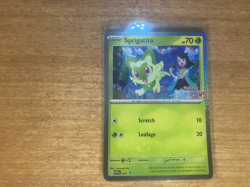 Sprigatito 191 Stamped Promo Pokemon Horizons Grand Adventure Collection NM - Image 1