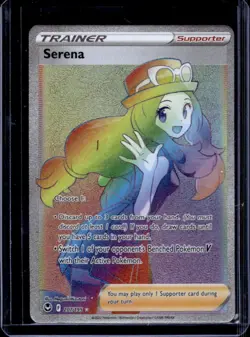 2022 Pokemon SWSH Silver Tempest Serena #207/195 - Image 1