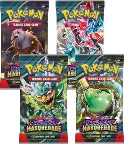 Pokemon TCG Scarlet & Violet Twilight Masquerade Booster Pack English - Image 1