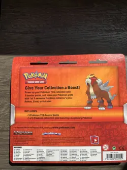 Pokemon Legendary Beasts Collector’s Pin Blister-Pack Entei XY Evolutions NEW - Image 2