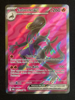 Pokemon Salazzle ex Ultra Rare ME03: Perfect Order 101/088 NM - Image 1