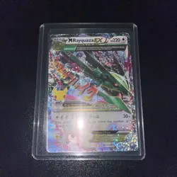 NEAR MINT GEM M Rayquaza EX 76/108 Celebrations Classic Collection Pokemon 2021 - Image 1