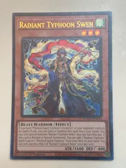 Yugioh 1x Radiant Typhoon Swen DOOD-EN014 Doom of Dimensions Ultra 1st Ed NM - Image 1