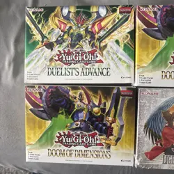 Yugioh Bundle Light of Destruction, Duelists Advance, Doom of dimensions Lot of4 - Image 2
