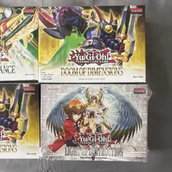 Yugioh Bundle Light of Destruction, Duelists Advance, Doom of dimensions Lot of4 - Image 3