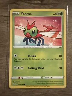 Yanma Vivid Voltage 006/185 Regular Pokemon TCG NM Common Pack Fresh 2020 - Image 1