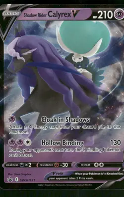 Shadow Rider Calyrex V - SWSH131 Promo Holo Pokemon NM - Image 1