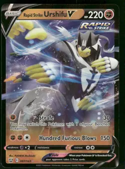 Rapid Strike Urshifu V 087/163 Ultra Rare Holo Pokemon NM - Image 1