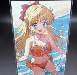 Minako Aino Sailor Venus Anime Waifu Card Doujin ACG Goddess Holo - Image 1