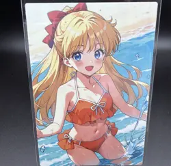 Minako Aino Sailor Venus Anime Waifu Card Doujin ACG Goddess Holo - Image 2