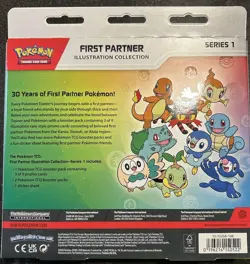 Pokemon TCG First Partner Illustration Collection Series 1 Box Promo 9 Cards - Image 2