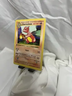 Charmeleon Pokemon Card - Base Set Shadowless 1st Edition Starter Evolution - Image 3