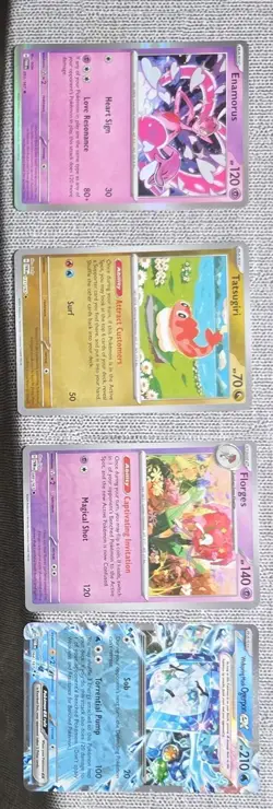 Pokemon TCG SV4 167 Lot 16 Cards English All Foiled - Image 2