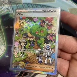 Pokemon TCG Clive 236/091 Paldean Fates Special Illustration Rare Card SIR NM - Image 2