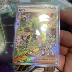 Pokemon TCG Clive 236/091 Paldean Fates Special Illustration Rare Card SIR NM - Image 3