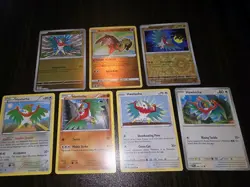 7 Hawlucha Pokemon Cards Including Radiant Hawlucha 81/189. NM 3 Holos - Image 1
