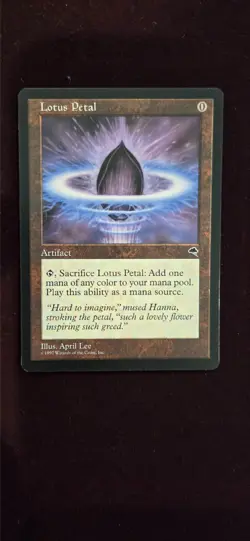 Lotus Petal NM MTG Tempest - Image 3
