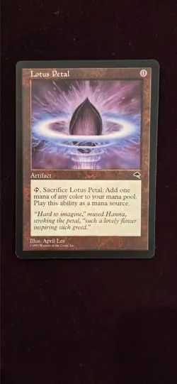 Lotus Petal NM MTG Tempest - Image 5