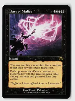 Flare of Malice (Retro Frame) #408 (NM) Modern Horizons 3 MH3 Magic MTG - Image 1