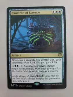 MTG Cauldron of Essence Secrets of Strixhaven Regular Rare - Image 1