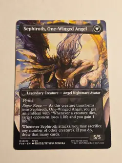 Sephiroth, Fabled Soldier X1 (Borderless) FIN MTG Final Fantasy (0317) - Image 2