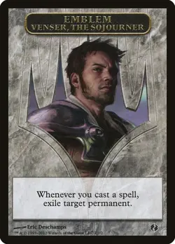 Venser, the Sojourner Emblem Duel Decks: Venser vs. Koth MP MTG - Image 1