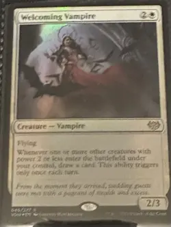 Welcoming Vampire Innistrad: Crimson Vow Foil Mtg Magic The Gathering - Image 1