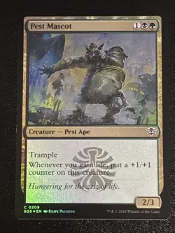 MTG Secrets of Strixhaven Pest Mascot Foil 0209 NM - Image 1