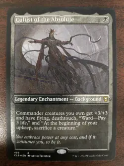 Cultist of the Absolute FOIL ETCHED Commander Legends: Battle for Baldur's Gate - Image 1