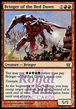Bringer of the Red Dawn 1x FOIL 5DN MTG 5th Fifth Dawn Rare MINT - Image 1
