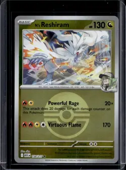 2026 Pokemon Ascended Heroes N's Reshiram Poke Ball Reverse Holo Rare #154/217 - Image 1