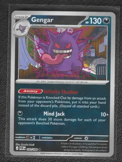 Gengar 050/088 Rare Perfect Order Pokemon Reverse Holo NM - Image 1