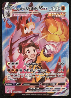 Single Strike Urshifu VMAX TG19/TG30 Pokemon Brilliant Stars NM - Image 1