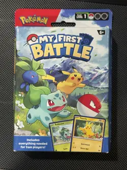 Pokemon My First Battle Two Mini Starter Decks Pikachu & Bulbasaur Sealed New - Image 1