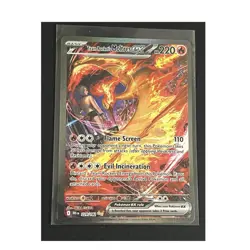 Pokemon Team Rocket's Moltres EX Holo SIR 220HP 229/182 Destined Rivals Rare - Image 1