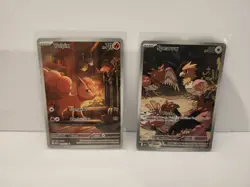 Pokemon TCG Mega Evolution Vulpix 133/165 & Spearow 151/165 Full Art Lot NM - Image 1