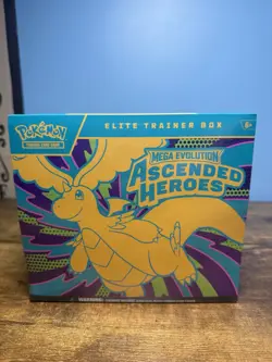 Pokemon TCG Ascended Heroes ETB Elite Trainer Box Factory Sealed Brand New - Image 1