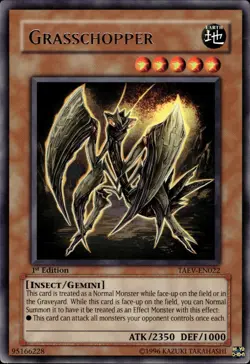 Grasschopper - Rare 1st Edition TAEV-EN022 - LP - YuGiOh - Image 1