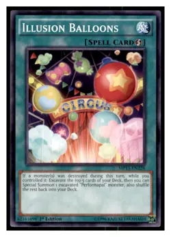 Yugioh Illusion Balloons #MP15-EN226 2015 Mega-Tins Mega Pack LP - Image 1