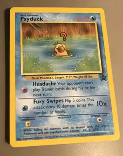 Pokemon Psyduck BLACK STAR 20 / 53 WOTC PROMO - League 2000 - Image 1