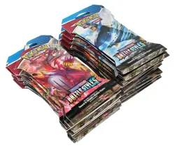 2021 Pokemon English Sword & Shield Battle Styles Sealed Booster Pack Lot (25) - Image 1