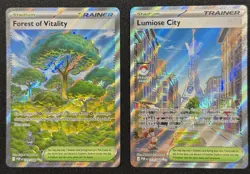 Pokemon Perfect Order Full Art Forrest Of Vitality/ Luminous City MINT - Image 1
